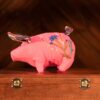 Soft toy “Pink Piglet with Floral Pattern” - Image 2