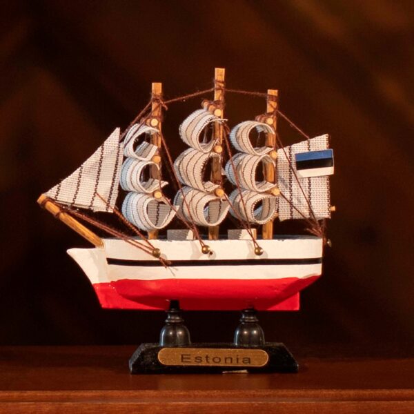 Decorative sailboat 10cm - Image 5