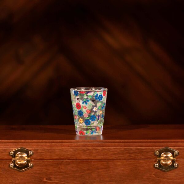 Shot glass with a floral print - Image 2