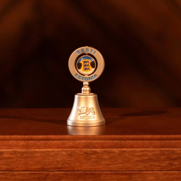 Metal bell with a coat of arms, small - Image 2